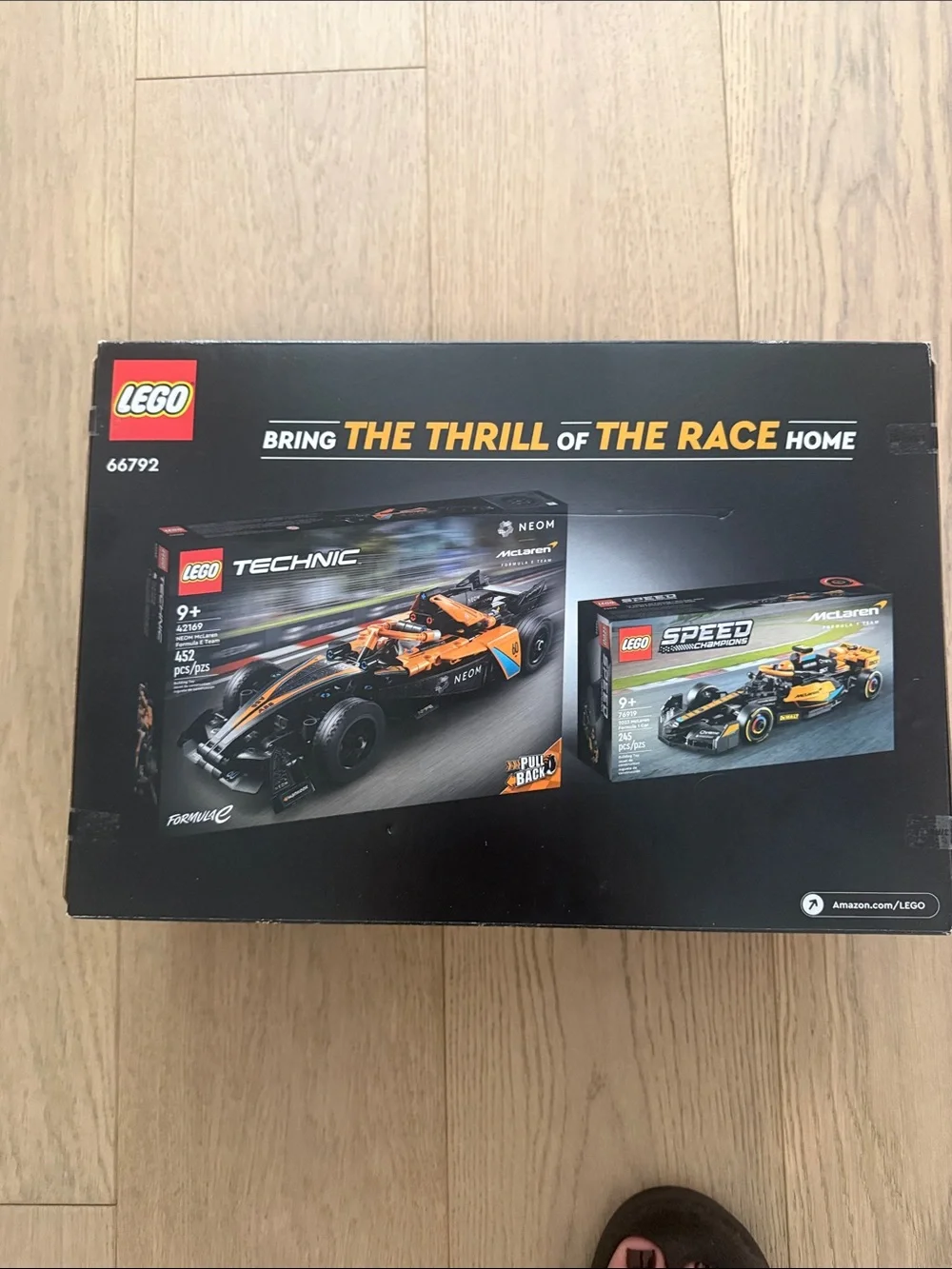 LEGO Technic McLaren Racing Set - Black & Orange